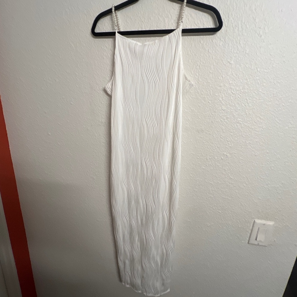 Pearly white dress